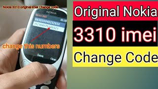 Nokia 3310 Imei change code  Nokia 3310 Imei Repair [upl. by Ventura]