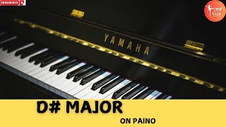 D Major Scale on Piano Tutorial youtube song youtuber piano music pianocover [upl. by Azil]