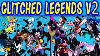 Friday Night Funkin New VS Glitched Legends V2 Full Week  Glitched Legends 2015 Pibby x FNF [upl. by Fini]