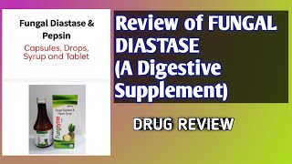 Review of Fungal Diastase Digestive Supplement [upl. by Pendergast]