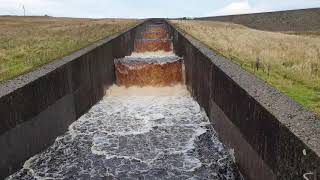 The Dungonnell way The dam overflowing in heavy rainWorst ever [upl. by Ejrog]