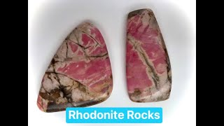 Fresh Cut Rhodonite [upl. by Tatianas]