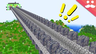 Self Building Bridges in Minecraft [upl. by Pleione791]