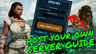 Hosting Your Own Server on Ark Survival Ascended Guide PS5XBOXPC How to make NonDedicated Server [upl. by Liagiba]