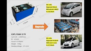 37V 93Ah CATL battery for upgrade Mitsubishi IMiEV battery [upl. by Bentley]