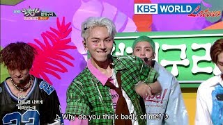 PENTAGON  Naughty Boy  펜타곤  청개구리 Music Bank COMEBACK  20180914 [upl. by Laughlin]