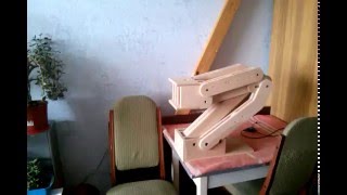 Wooden robot arm Part 1 [upl. by Ithsav898]