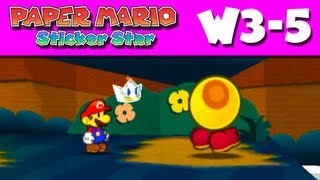 Paper Mario Sticker Star  W35  Loop Loop River Nintendo 3DS Gameplay Walkthrough [upl. by Steffen]