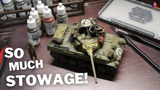 Painting amp Weathering Tamiyas New M18 Hellcat Tank Destroyer [upl. by Aramo]