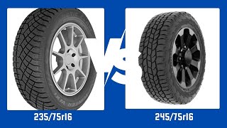 Tire Size 23575r16 vs 24575r16 [upl. by Aloel]