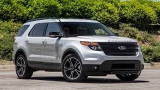 2015 Ford Explorer Start Up and Review 35 L Twin Turbo V6 [upl. by Eelarol]