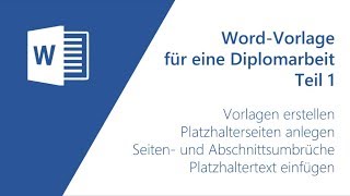 Vorlage für eine Diplomarbeit 13 [upl. by Antebi812]