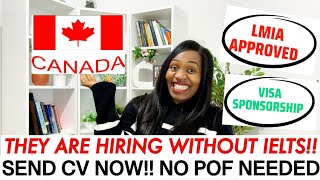 Relocate To Canada Without Ielts  Canada Free Work Permit 2024  Visa Sponsorship Jobs  No Ielts [upl. by Tserrof]