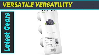 Click and Grow Smart Garden Black Pansy Pods The Best Way to Grow Edible Flowers at Home [upl. by Eniawd409]