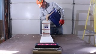 SidebySide Epoxy Grout Flow Box Comparison Test [upl. by Ettevahs]