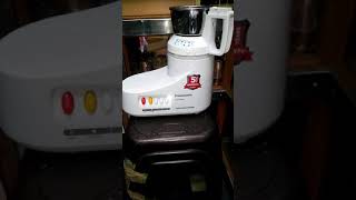 Panasonic mixer grinder versus tough turmeric roots [upl. by Nnovahs]