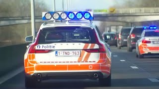 POLICE BELGE COURSE POURSUITE PAR UN PILOTE DE CHOC [upl. by Rillings]