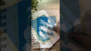 How to draw a Cloud Easily☁️ shortsfeed shortsvideo drawing tutorialtamil oilpastel [upl. by Ytram]