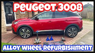 Mobile alloy wheel refurbishment Peugeot 3008 [upl. by Leorsiy919]