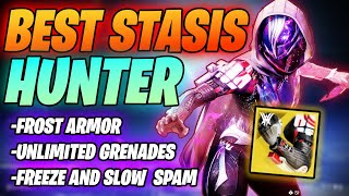 THIS STASIS BUILD is ABOUT to DOMINATE PVE in The Stasis Season BEST Stasis Hunter Build Destiny 2 [upl. by Senskell]