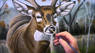 Whitetail Deer 3D Painting [upl. by Saile]