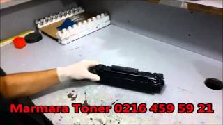 Hp 285 A Toner Dolumu Nasıl Yapılır [upl. by Fanni]