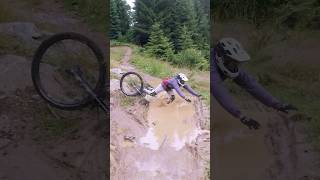 How to survive morzine in the wetvlog is live now 😄 mtb france funny [upl. by Ynaffyt]