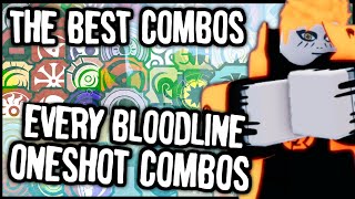 The BEST Combos For EVERY Bloodline In Shindo Life  Shindo Life Combos [upl. by Kuhn]