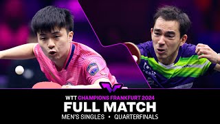 FULL MATCH  Lin YunJu vs Hugo Calderano  MS QF  WTTFrankfurt 2024 [upl. by Annavoig]