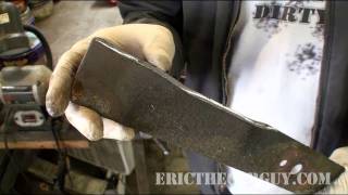 How To Sharpen Mower Blades  EricTheCarGuy [upl. by Hagood]