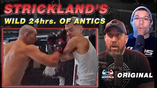 Sean Strickland Boxes Sneako Insults MGK amp Meets Trump  WEIGHING IN [upl. by Fulbert]