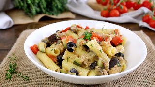 PASTA CON VERDURE E TONNO primo piatto facile e completo La cucina di Rita [upl. by Nifled123]