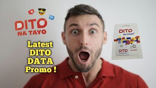 NEW DITO SIM DATA PROMO 30 DAYS  MAY UNLI DATA SA 5G [upl. by Vanthe]