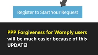 Womply PPP Loan Forgiveness will be much easier because of this UPDATE Find out how to apply [upl. by Seilenna]