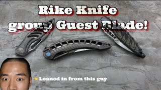 Guest Blade Rike Knife trio of amazing machining [upl. by Anilegnave957]