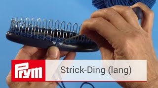 Das Prym StrickDing  StrickTutorial mit der Strickhilfe von Prym [upl. by Cloutman]