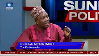 NIA Appointment Senator Alleges New Intelligence Boss Failed Exams Pt2 Politics Today [upl. by Gloriana]