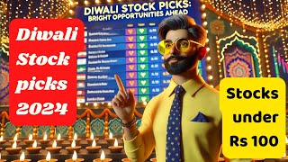 Diwali 2024 Stock Picks REVEALED by Mindfulsundar Stocks under Rs 100 [upl. by Kline858]