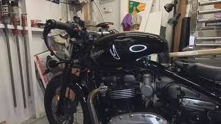 Gas Tank Removal 2018 Triumph Bobber [upl. by Anig]