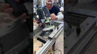 Using the Festool OF2200 and dust collection set up in the slab flattener to flatten this slab [upl. by Fabrice]