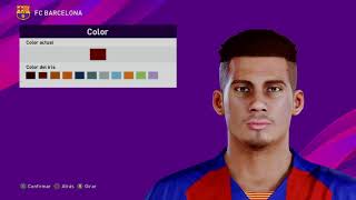 Ronald Araújo face FC Barcelona PES 2020 [upl. by Bartolomeo945]