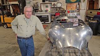 Shaping an aluminum engine cowling for a 1929 biplane [upl. by Mcclenaghan]