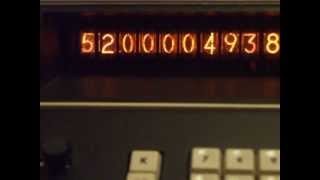 Nixie Calculator Sharp Compet 23 Clock Mod [upl. by Hoon]