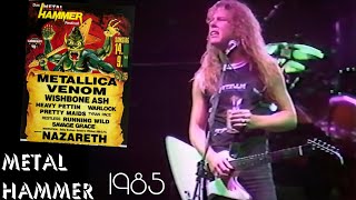 HD Metallica 1985 Metal Hammer Festival Full Live Concert  James Hetfield Gibson Explorer 1984 [upl. by Knarf]