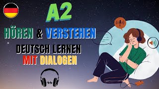 Deutsch lernen mit Dialogen A2 [upl. by Arba]