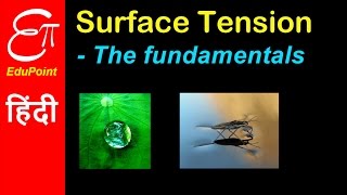 Surface Tension in liquids  Physics explained in HINDI  EduPoint [upl. by Festus]