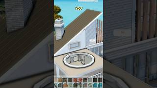 Try creating a skylight roof to make your house more modern sims4shorts sims4ideas [upl. by Hairam]