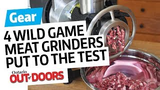 4 wild game meat grinders put to the test [upl. by Aeduj127]