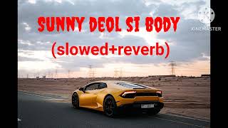 Sunny Deol si body  slowedreverb  and lofi song sunny deol attitude song [upl. by Filmore]