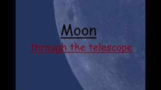 Daytime Moon through my telescope [upl. by Montague]